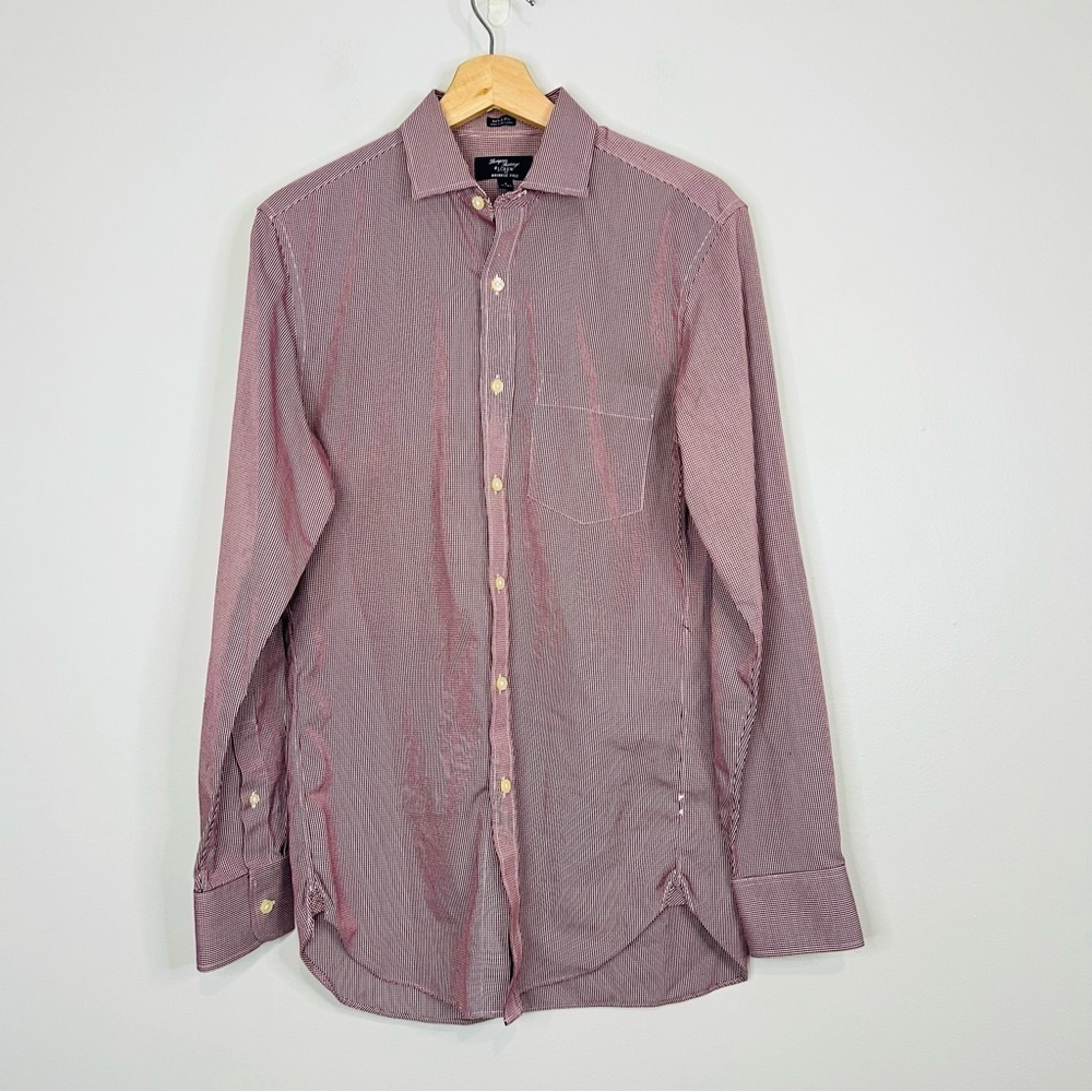 J. Crew Thompson Shirtings 80’s 2-Ply Wrinkle Free Button Up Small